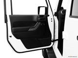  Inside of driver's side open door, window open photo